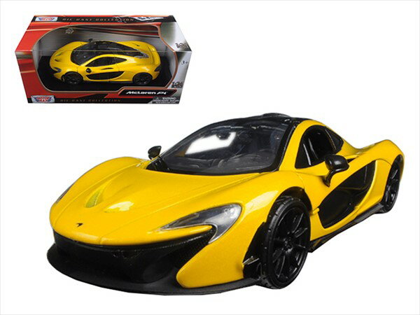 ミニカー　1/24　MOTORMAX☆マクラーレン　P1　黄色　　特別限定モデル！