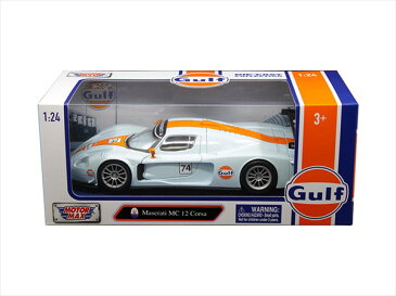 ミニカー■MOTORMAX■1/24　マセラティ　MC 12 Corsa 　GULF　ガルフカラー　【予約商品】