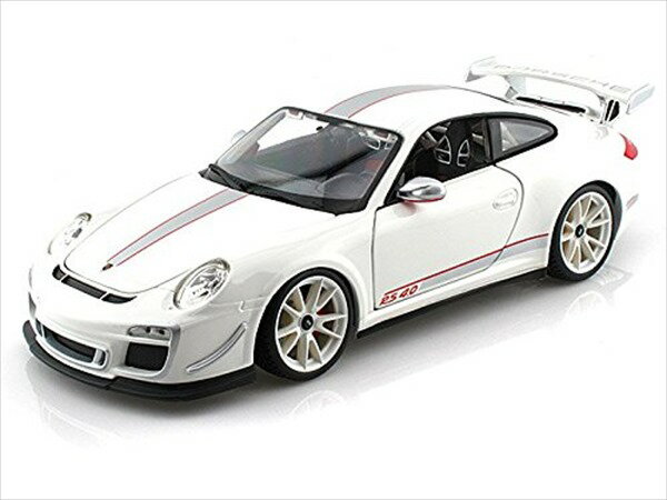 ミニカー　1/18　ブラゴ☆ポルシェ　911　GT3　RS4.0　白色