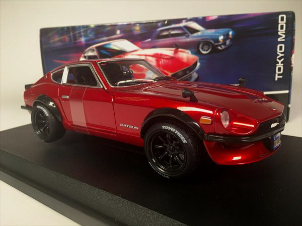 ミニカー maisto特別モデル◎1/18 1971 ニッサン フェアレディz 240Z レッドメタリック色 【予約商品】