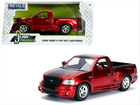 ミニカー　1/24　JadaTOYS☆1999　フォード　F-150 SVT Lightning ピックアップトラック　赤　ワイルドスピードミニカー【予約商品】