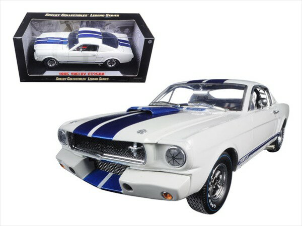 1/18 SHELBY COLLECTIBLES☆1965 シェルビー GT350R 白/青【限定モデル】