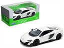 ミニカー 1/24 WELLY☆マクラーレン 675LT 白色 特別限定モデル!【予約商品】