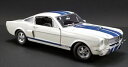 ミニカー 1/18 ACME 1966 シェルビー GT-350 スー−パーチャージャー 白/青ライン マスタング エレノア 限定予約商品