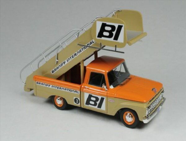 ߥ˥1/43BI ѥå󥸥㡼ƥå׼ Ford 'Braniff' Stairs Truck 1965ڸʡͽʡ