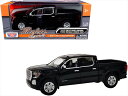 ミニカー 1/24 MOTORMAX☆GMCユーコン デナリ トラック 黒色 アメ車 2019 GMC Sierra 1500 Denali Crew Cab【予約商品】