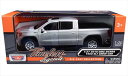 ミニカー 1/24 MOTORMAX☆GMCユーコン デナリ トラック 銀色 アメ車 2019 GMC Sierra 1500 Denali Crew Cab【予約商品】