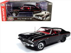 ミニカー　1/18　JadaTOYS☆1969 シボレー・シェベル　396　黒　アメ車　1969 Chevrolet Chevelle SS 396 Tuxedo Black with Red Interior "Muscle Car & Corvette Nationals" 【限定予約商品】