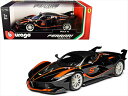 ミニカー 1/18 フェラーリ ミニカー■ブラゴ■フェラーリ FXX K 黒 5 Fu Songyang BBURAGO【予約商品】