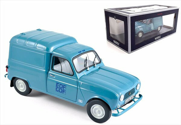 ミニカー　NOREVノレブ ☆1/18　1965 ルノー　RENAULT 4 F4 (FOURGONNETTE) - 'EDF-GDF'【予約商品】