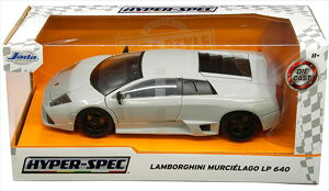 ミニカー 1/24 JadaTOYS☆ローマンの ランボルギーニ・ムルシエラゴ LP 640 ライトグレー色 ワイルドスピード Lamborghini Murcielago LP 640【予約商品】