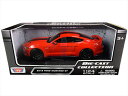 ミニカー　1/24　MOTORMAX☆2018　マスタング　GT　赤/黒色　アメ車 2018 Ford Mustang GT【予約商品】