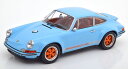 ミニカー■KKSCALE■1/18　シンガー・ポルシェ　911　水色　KKS 【予約商品】