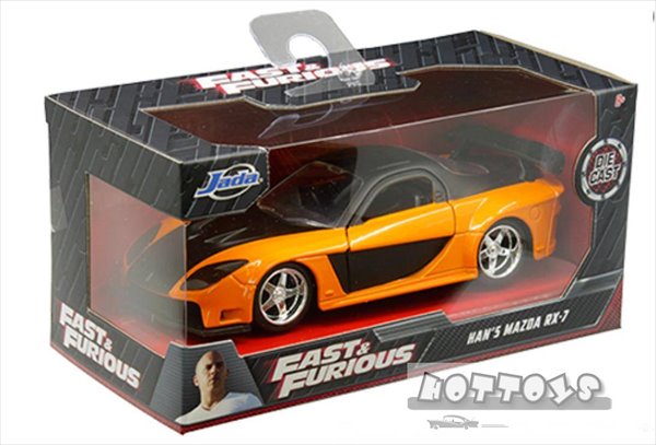 ミニカー ワイルドスピードミニカー 1/32 JadaTOYS☆ハンのRX7 オレンジ【予約商品】