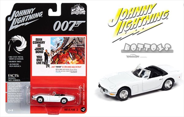 ミニカー 1/64 Johnny Lightning トヨタ2000GT 007は二度死ぬ 007ジェームズボンド ボンドカー 【予約商品】