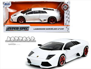ミニカー 1/24 JadaTOYS☆ランボルギーニ・ムルシエラゴ LP 640 白色 ワイルドスピード Lamborghini Murcielargo LP640 White【予約商品】