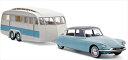 ミニカー NOREVノレブ 1/18 1959 シトロエン DS19 水色+キャンピングカーセット♪ 1959 Citroen DS 19 【予約商品】