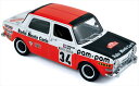 ミニカー シムカ　1000　ラリー　白赤黒色☆1/18　NOREVノレブ　1973 SIMCA 1000 RALLYE 2 MONTE CARLO