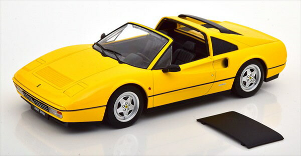 ミニカー　1/18　1985　フェラーリ 328　GTS　黄色　KKS 予約商品