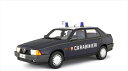 ミニカー　アルファロメオ　アルファ75　パトカー（軍警察）黒色　1988　1/18　LRM　　　　予約商品