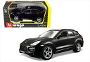 ミニカー　ポルシェ カイエン　ターボ 黒色　 Porsche Cayenne Turbo ■ブラゴ■1/24【予約商品】