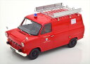 ミニカー　1/18　KKS　1970　フォード・トランジット・消防車　赤色　　【予約商品】