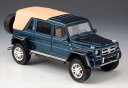 ミニカー 1/43 メルセデスベンツ マイバッハ G650 ゲレンデ ガブリオレ幌付 青メタ GLM Mercedes-Benz G650 Maybach【予約商品】