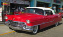 ミニカー 1/43 1955 キャデラック シリーズ62 コンバーチブル 幌白 赤色 GLM Cadillac Series 62 Convertible Open Top Dakota Red 1955【予約商品】