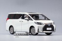 ミニカー 1/18 レクサス LEXUS LM300H トヨタ 白色 2020 NZG 【予約商品】