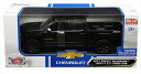 ミニカー　1/27　2017　シボレー・シルバラード　1500LT Z71　黒色　トラック　アメ車　MOTORMAX　2017 Chevrolet Silverado 1500 LT Z71 Crew Cab 【予約商品】