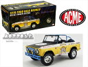 ミニカー　1/18　1970　フォード・ブロンコ　バハブロンコ　Big Oly Tribute Edition　ランクル　黄白色　ACME　限定品　1970 Ford Baja Bronco 【予約商品】ランクルミニカー