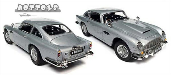 ミニカー　1/18　 007 ノータイムトゥダイ　銃撃戦仕様　アストンマーチン　DB5　　AUTOWORLD　007ジェームズボンド　ボンドカー　