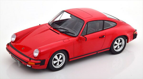 ミニカー　KKSCALE　1/18　ポルシェ　911　カレラ　赤色　 Porsche 3.2 Targa　 911 1977