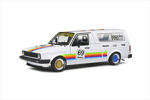 ミニカー 1/18 1982 フォルクスワーゲン・ゴルフ キャディバン#69 白色 カスタム仕様 Solido VOLKSWAGEN - CADDY MKI VAN N 69 COMPUTER CUSTOM 1982【予約商品】