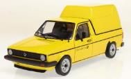 ミニカー 1/18 1982 フォルクスワーゲン・ゴルフ キャディバン 黄色 カスタム仕様 Solido VOLKSWAGEN - VW Caddy Mk.1 German Post Yellow 1982【予約商品】