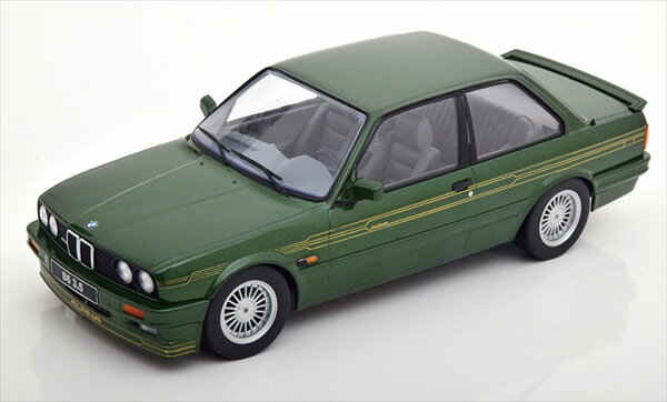 ミニカー　1/18　BMW アルピナ　B6 3.5 E30 1988　緑色　KKS　限定品　BMW Alpina B6 3.5 E30 1988【限定予約商品】