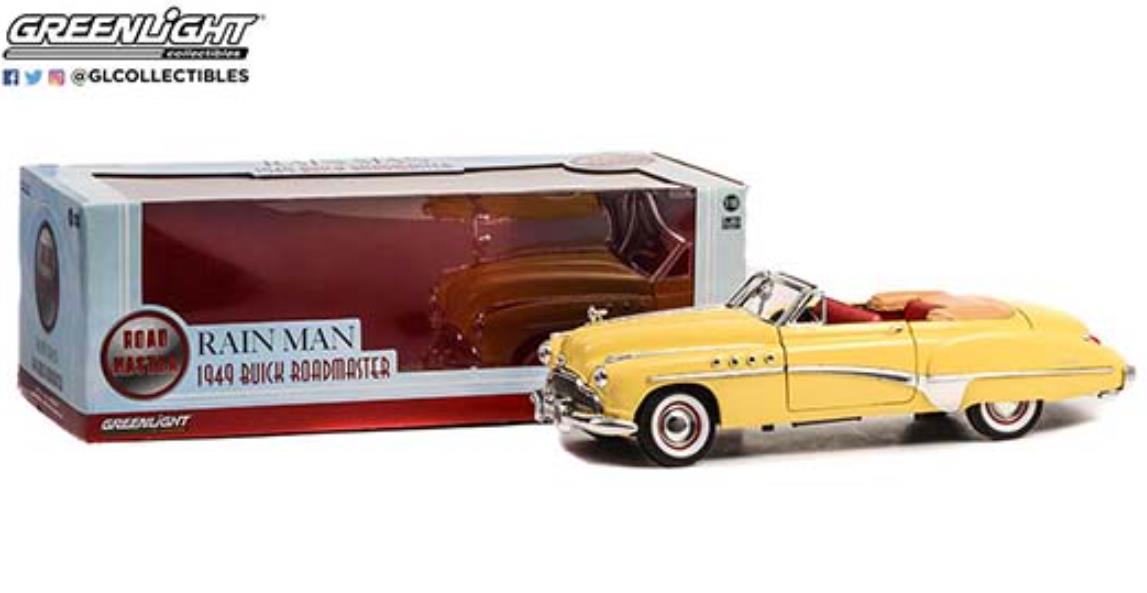 ミニカー　1/18　1949　ビュイック・ロードマスター・コンバーチブル　黄色　映画「レインマン」劇中車　GL　1949 Buick Roadmaster Convertible【予約商品】