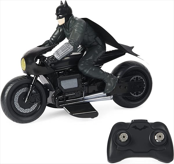 【ラジコンカー】2022 THE BATMAN-ザ バットマン バットサイクル バットモービル LED点灯ギミック付き！【予約商品】