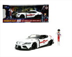 ミニカー　超時空要塞マクロスシリーズ ロボテック　1/24　Jada　リック・ハンター Rick Hunter　メタルフィギュア付き　 2020 Toyota Supra　スープラ　【予約商品】