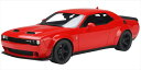 ミニカー 1/18 GTSprit☆2021 ダッジ・チャレンジャー SRT 赤【限定予約商品】