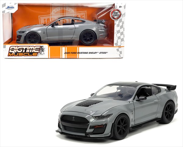 ミニカー 1/24 JadaTOYS☆2020 シェルビー GT500 グレー フォード マスタング エレノア 60セカンズ 2020 Ford Mustang Shelby GT500 【予約商品】