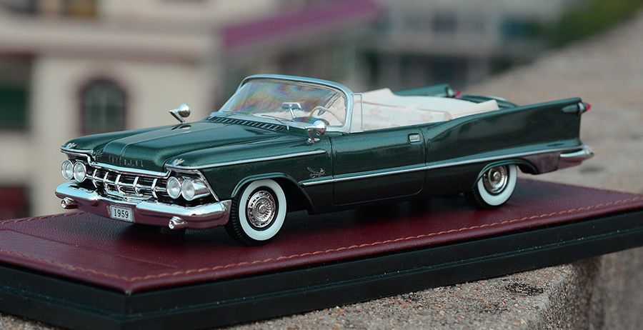 ミニカー 1/43 1959 インペリアル 緑色 GLM 1959 Imperial Crown Convertible【予約商品】