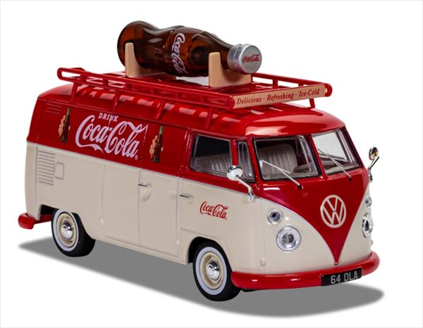 ミニカー 1/43 CORGI ワーゲンバス コカコーラ パンルバン VW フォルクスワーゲン タイプ2 ワーゲンバス Coca-Cola 赤/白 【予約商品】