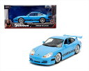 ワイルドスピードミニカー 1/24 JadaTOYS☆ワイルドスピード ブライアンの ポルシェ 911 GT3RS 青 Brian’s Porsche 911 GT3 RS – Fast Furious【予約商品】