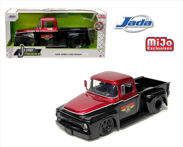 ミニカー 1/24 JadaTOYS 1956 フォード F100 ピックアップトラック 黒/レッドーメタ色 パンプキントラック 1956 Ford F-100 Pro Stock Mickey Thompson【予約商品】