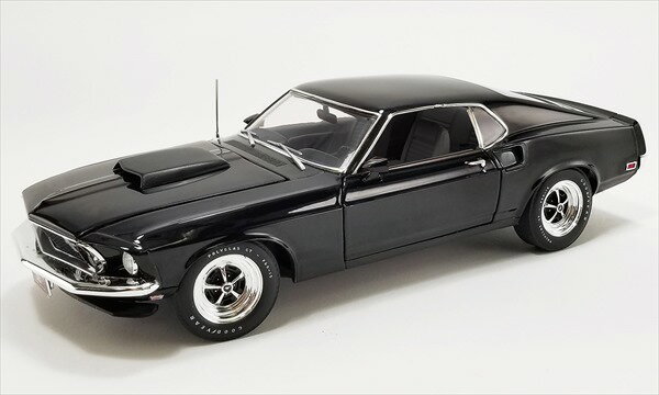 ミニカー　1/18　ACME☆1969　フォード・マスタング　Boss　429　黒　ドラッグレース仕様　 1969 Ford Mustang Boss 429 Job #1 (Raven Black) – First Boss 429 Ever Built 【限定予約商品】