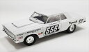 ミニカー　1/18　ACME☆1965　プリムス　ベルベディア、ベルヴェディア　白　ドラッグレース仕様　1965 Plymouth Belvedere Super Stock – 555 – Triple Nickel 【限定予約商品】