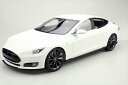 ミニカー テスラ 1/12巨大 TESLA モデルS 2012 白色 TOPMARQUES 【予約商品】
