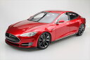 ミニカー　テスラ　1/12巨大　TESLA モデルS　2012　赤色　TOPMARQUES　【予約商品】