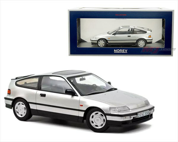 ミニカー 1/18　 ホンダ　CRX　銀　NOREV　1990 Honda CRX【予約商品】